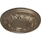 Ekena Millwork Odessa Ceiling Medallion (Fits Canopies up to 2 1/2"), Hand-Painted Warm Silver, 7 1/2"OD x 1 1/8"P CM07ODWSS - alternate 3